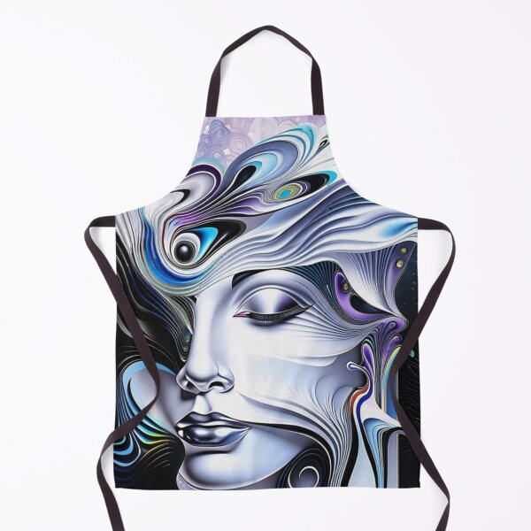 Item preview, The Feminine Mystery: Abstract Woman Portrayal | Color Art | Abstract Art designed and sold by UnhingedBird.