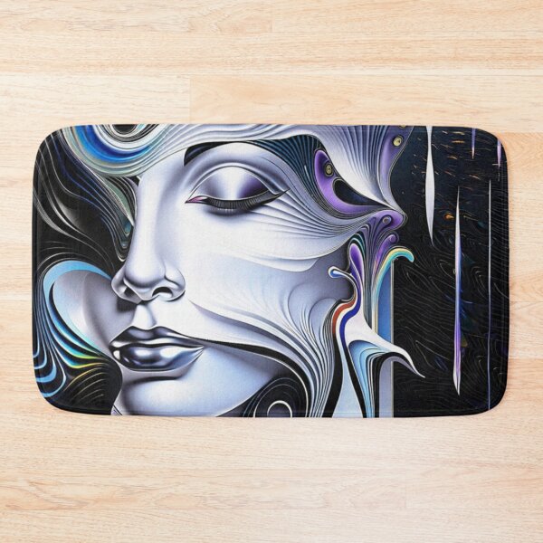 Item preview, The Feminine Mystery: Abstract Woman Portrayal | Color Art | Abstract Art designed and sold by UnhingedBird.