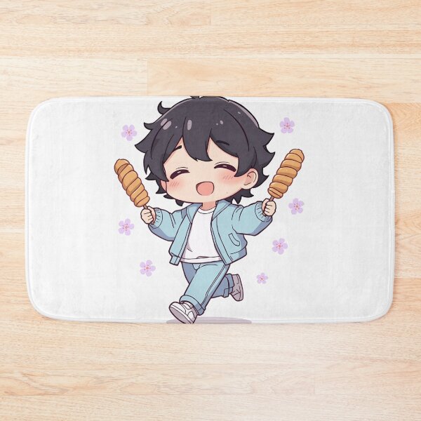 Item preview, Halloween Chibi Bobby Enjoying Corn – Cute Kawaii Candy Corn Fall T-Shirt designed and sold by GAIDREDA.