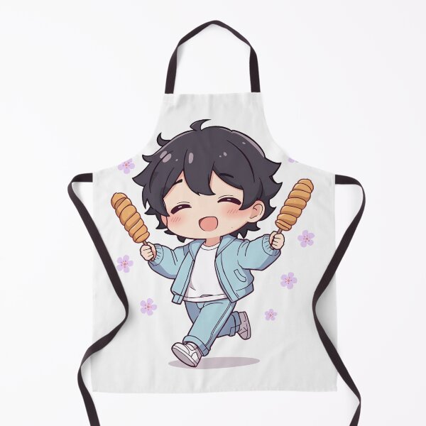 Item preview, Halloween Chibi Bobby Enjoying Corn – Cute Kawaii Candy Corn Fall T-Shirt designed and sold by GAIDREDA.