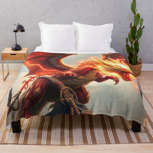 Item preview, Lightning Dragon in Chains – Epic Fantasy Art designed and sold by Echo Flare.