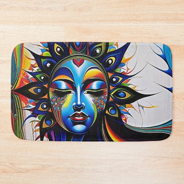 Item preview, Striking Color Combinations: Abstract Woman Portrayal | Color Art | Abstract Art designed and sold by UnhingedBird.