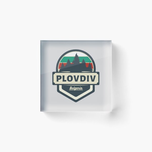 Item preview, Plovdiv Bulgaria Retro Vintage Badge designed and sold by World Designs.