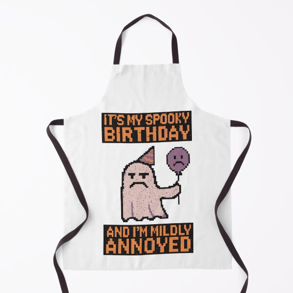 Item preview, Grumpy Ghost Spooky Birthday Pixel Art | Funny Y2K Anti-Design Meme T-Shirt designed and sold by Graphicart11.