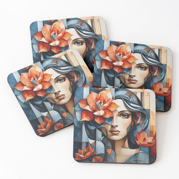Item preview, Abstract Spiritual Woman | Abstract Art designed and sold by UnhingedBird.