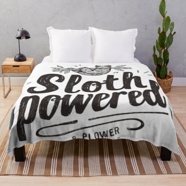Item preview, Sloth Powered – Diseño divertido de un perezoso perezoso designed and sold by AlexLineArt.