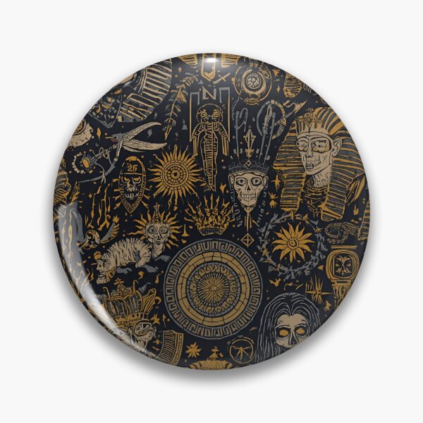 Item preview, The Pharaoh’s Curse — Ancient Horror Pattern designed and sold by kabucino.