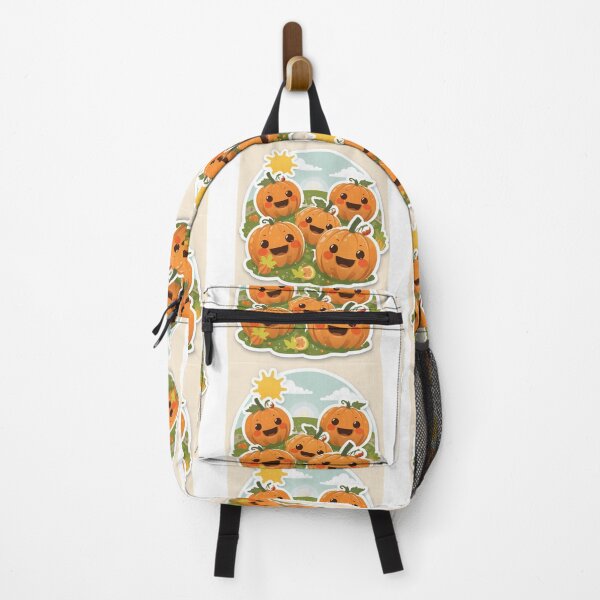 Item preview, Cute Pumpkin Sticker – Happy Kawaii Pumpkins in Sunny Fall Field | Adorable Autumn Sticker for Laptops, Journals & Water Bottles | Perfect Fall Gift designed and sold by SassyArtist9006.