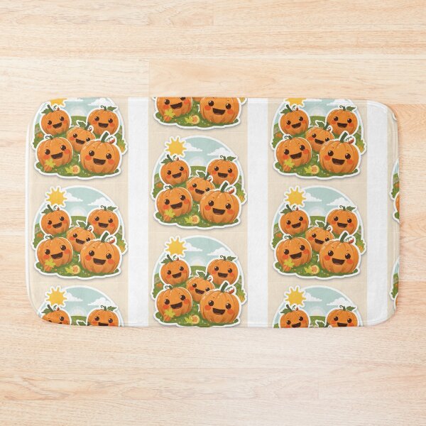 Item preview, Cute Pumpkin Sticker – Happy Kawaii Pumpkins in Sunny Fall Field | Adorable Autumn Sticker for Laptops, Journals & Water Bottles | Perfect Fall Gift designed and sold by SassyArtist9006.
