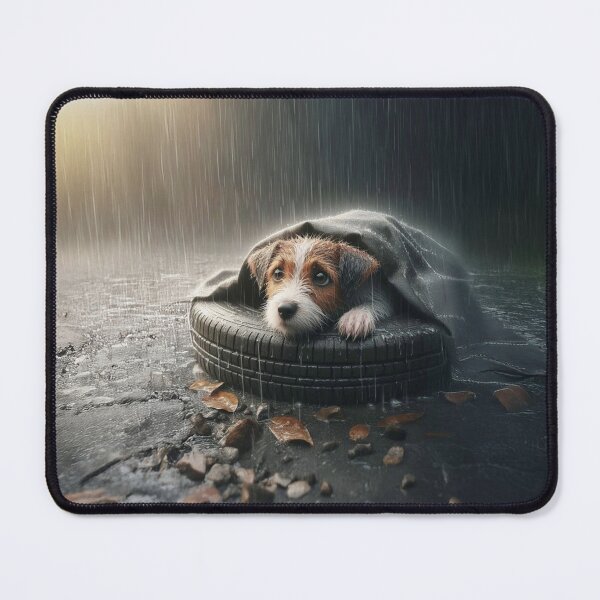 Item preview, Storm Shelter – Dog in the Rain designed and sold by The Digital Compass.