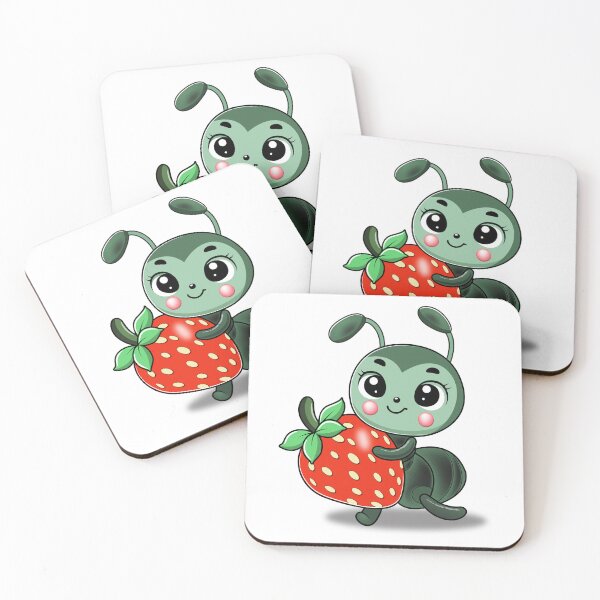 Item preview, Ant with strawberry designed and sold by Monimohandas.