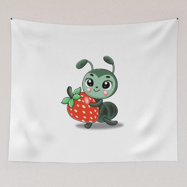 Item preview, Ant with strawberry designed and sold by Monimohandas.