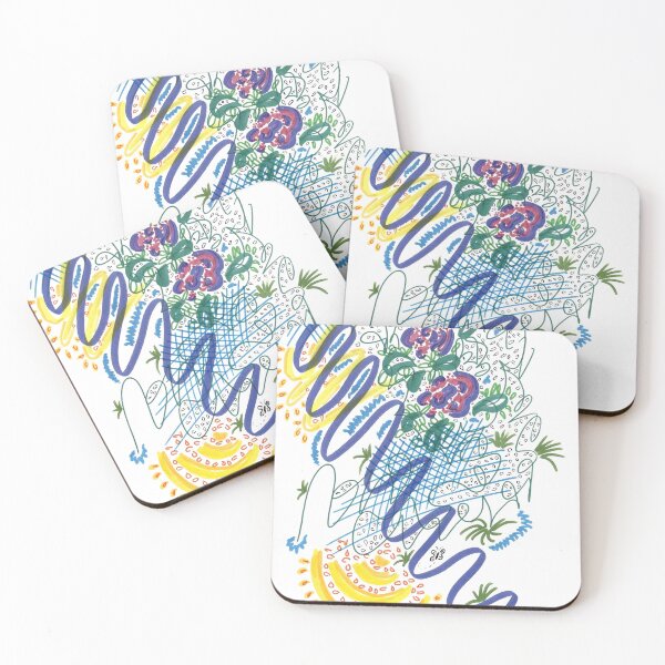 Item preview, Flowers bloom in sunrise beam. designed and sold by BARNcatDRAGON.