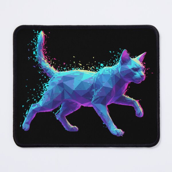 Item preview, Colorful Scattered Geometric Cat designed and sold by bsbd-action.