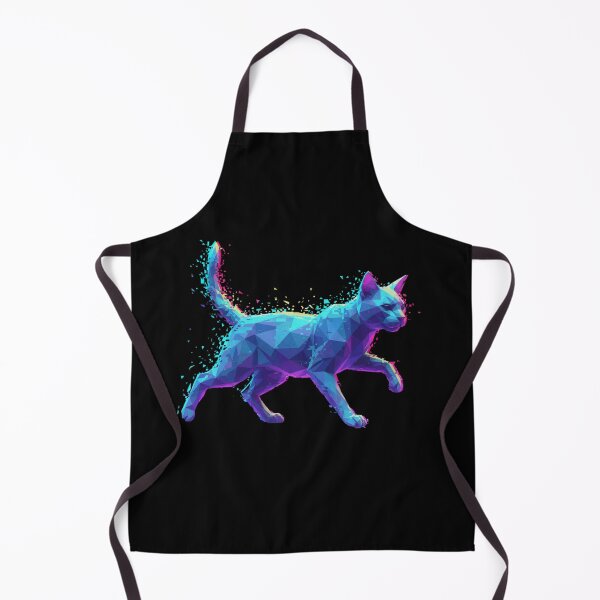 Item preview, Colorful Scattered Geometric Cat designed and sold by bsbd-action.