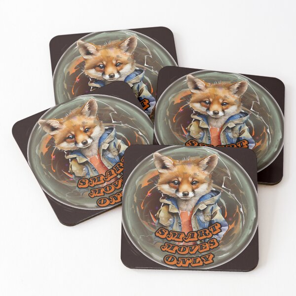 Item preview, Smart Moves Only | Cool Fox Design designed and sold by Vivalore.