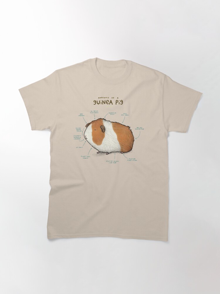 Alternate view of Anatomy of a Guinea Pig Classic T-Shirt