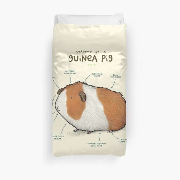 Anatomy of a Guinea Pig Duvet Cover