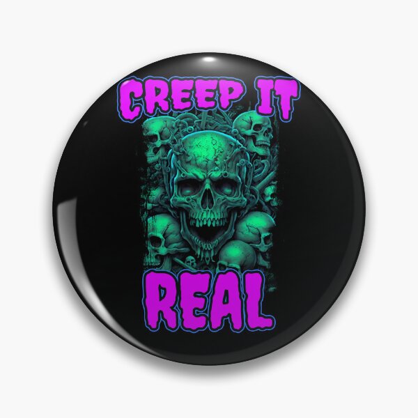 Item preview, Halloween: Creep it real Skull designed and sold by AlfredsTees.