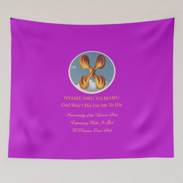 Item preview, NYAME NWU NA MAWU designed and sold by HeritageGlow.