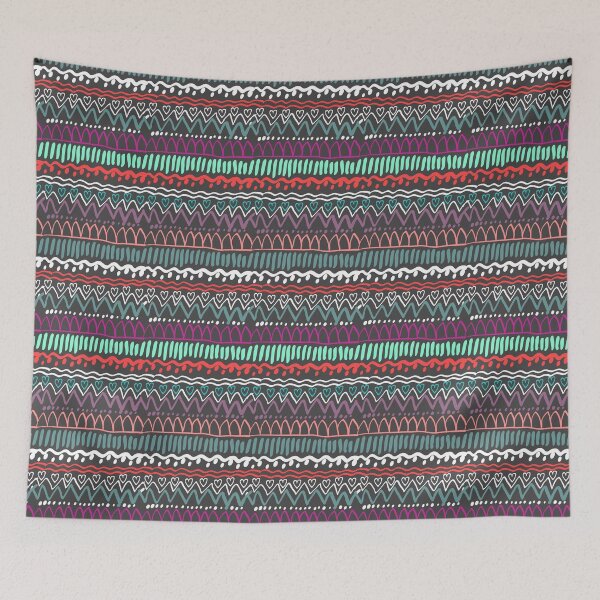 Item preview, ethnic colored strokes designed and sold by Olga Lashko.