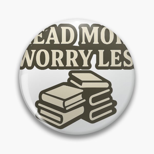 Item preview, Read More Worry Less – Stack of Books designed and sold by PixelMotive.