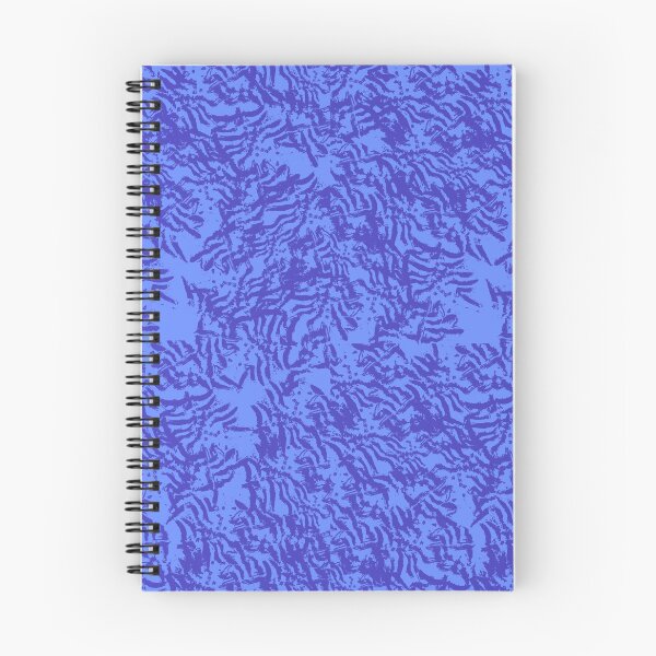 Aperçu de l'œuvre Modèle de feuilles de saule bleus abstrait créée et vendue par Zara Crow.