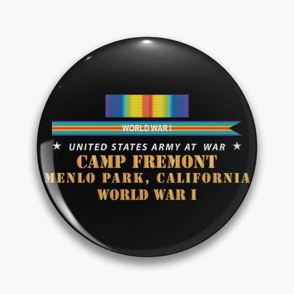 Item preview, Army - Camp Fremont, Menlo Park, CA w SVC WWI X 300 designed and sold by Military Insignia Products.