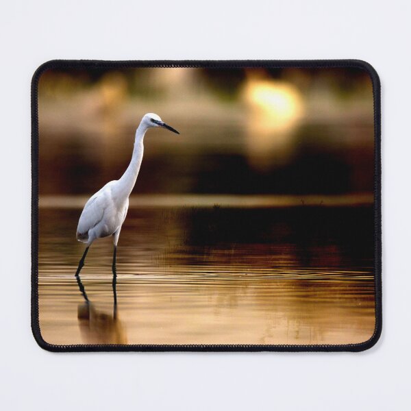 Item preview, Egret Amidst the Golden Ripples designed and sold by James DeFazio.