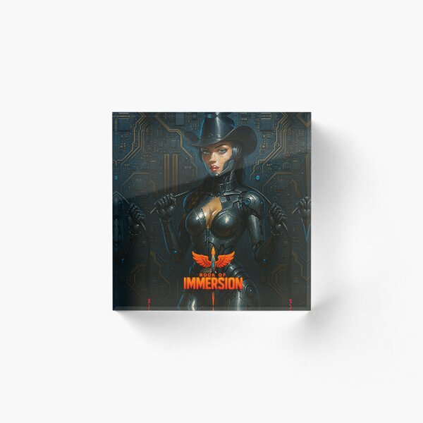 Strata 2 The Maybe Line (Friendship) Book of Immersion V I Art Acrylic Block