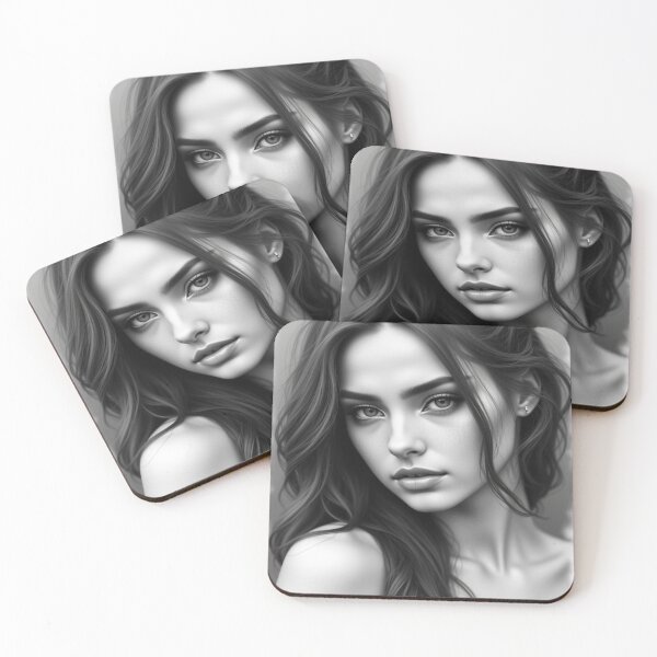 Item preview, Saoirse | Black and White on Canvas X designed and sold by KasaHunterHarem.