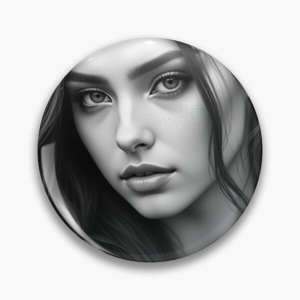 Item preview, Saoirse | Black and White on Canvas X designed and sold by KasaHunterHarem.