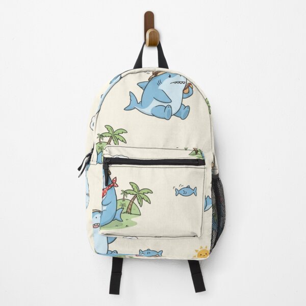 Item preview, Land Shark Jeff Funny Design - Cute Cartoon Retro Hawaiian Vacation designed and sold by Obinne.