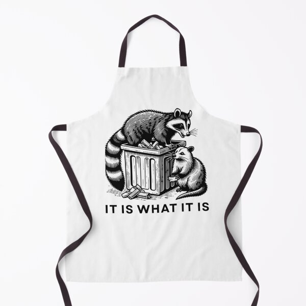 Item preview, It Is What It Is - Racoon and Possum Enjoying Trash designed and sold by VectorThread.