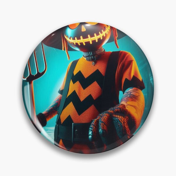 Item preview, "Pitchfork Perfect: The Gourdfather of Halloween" designed and sold by Print Fiction.