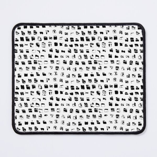 Item preview, black stamp squares designed and sold by Olga Lashko.