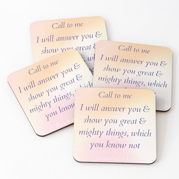 Item preview, Jeremiah 33:3 pink designed and sold by Undonemadenew.