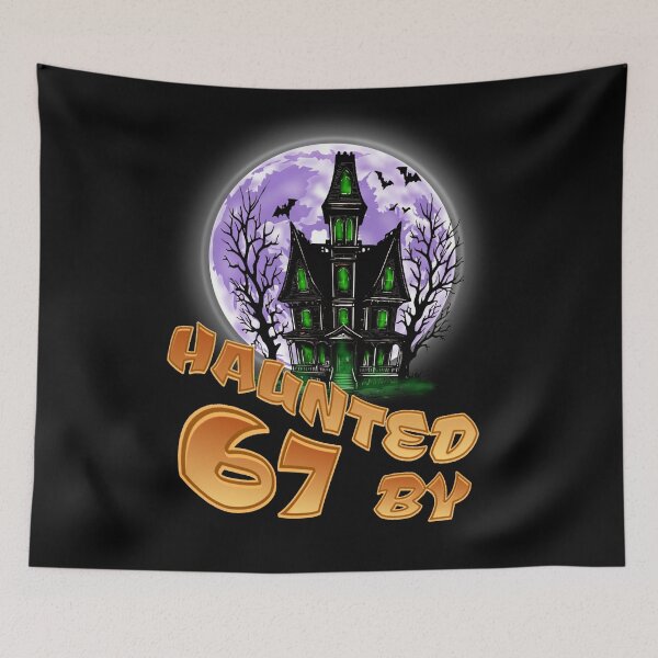 Item preview, Haunted by 67 – funny ghost and pumpkin halloween costume designed and sold by TheEndDesign.