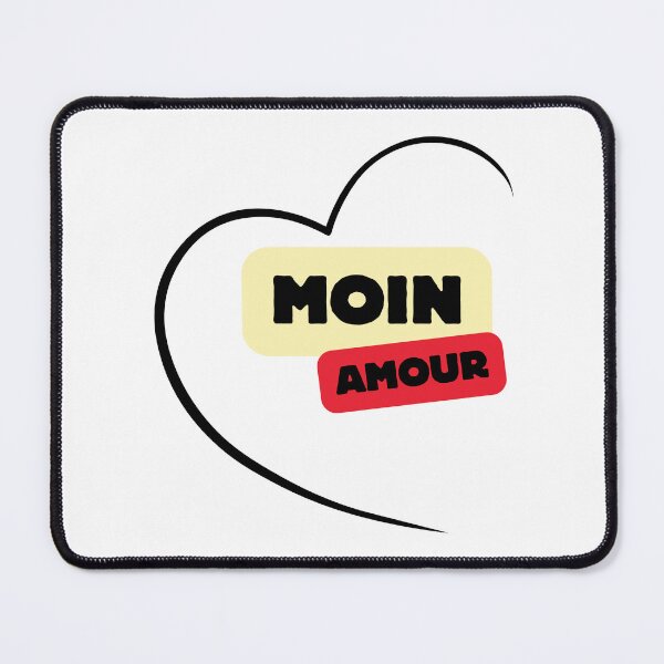 Item preview, MOIN AMOUR – North German humor meets French love designed and sold by Fies-und-Fein.