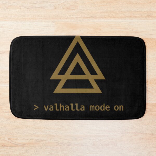 Item preview, Valhalla Mode On – Nordic Viking Symbol Design designed and sold by Echo Flare.