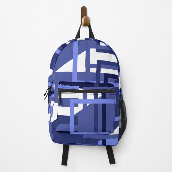 Item preview, Layered Geometry in Blue designed and sold by The Lazy Hammocks.