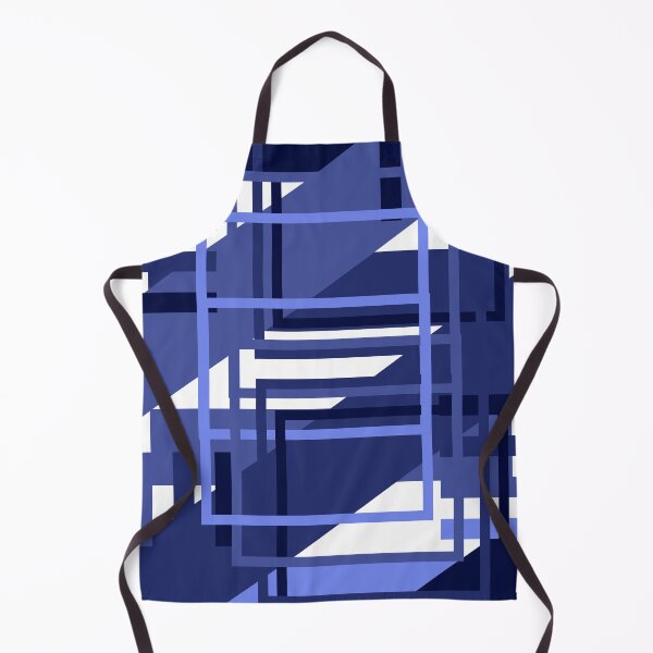 Item preview, Layered Geometry in Blue designed and sold by The Lazy Hammocks.