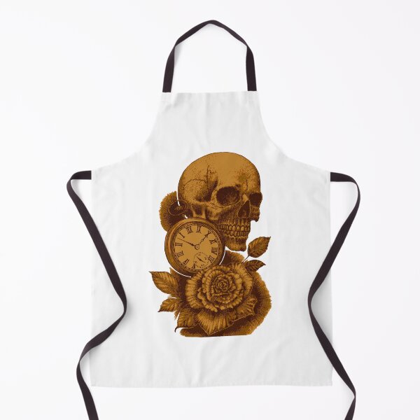Item preview, Skull, Timepiece & Rose designed and sold by TheTattooGuy.