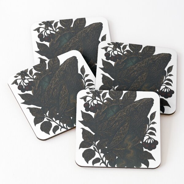 Item preview, Gothic Space Whale Botanical Illustration designed and sold by Graphicart11.