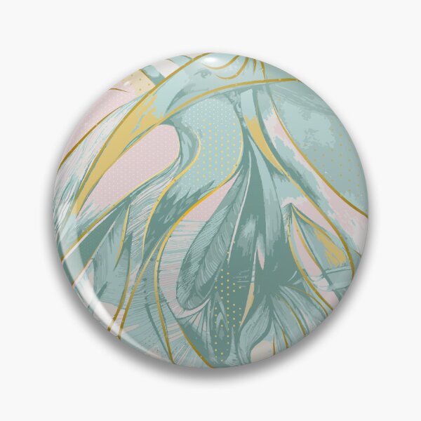 Item preview, green abstract composition designed and sold by Olga Lashko.