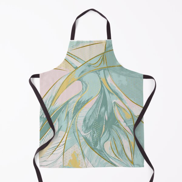 Item preview, green abstract composition designed and sold by Olga Lashko.