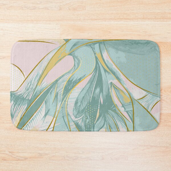 Item preview, green abstract composition designed and sold by Olga Lashko.