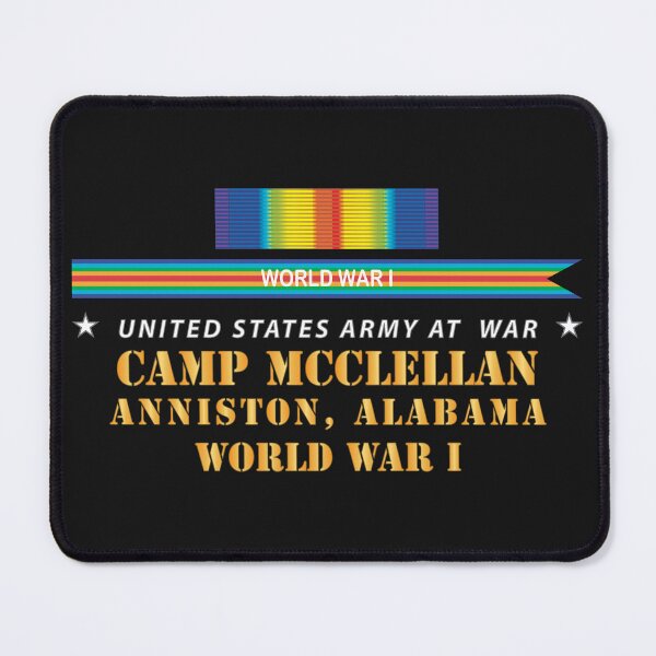 Item preview, Army - Camp McClellan, Anniston, AL w SVC WWI X 300 designed and sold by Military Insignia Products.