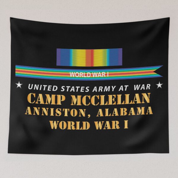 Item preview, Army - Camp McClellan, Anniston, AL w SVC WWI X 300 designed and sold by Military Insignia Products.