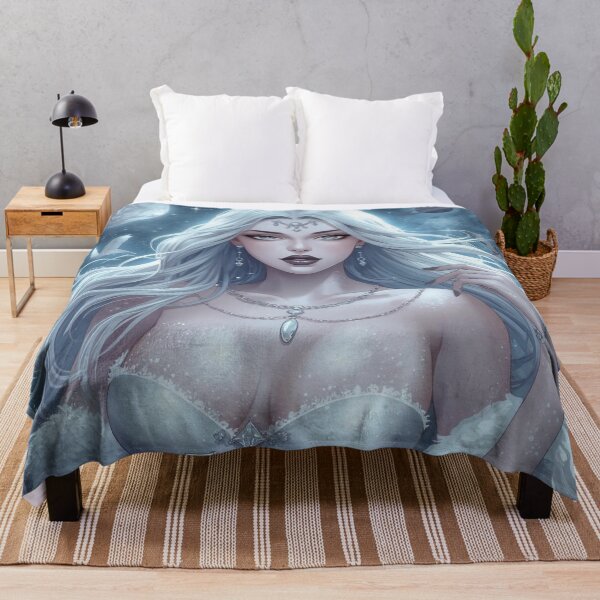 Item preview, Cancer Zodiac Ice Goddess Fantasy Art Celestial Snow Queen Sensual Enchantress designed and sold by MissSaylor.